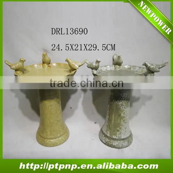Hot Wholesale garden ceramic bird bath