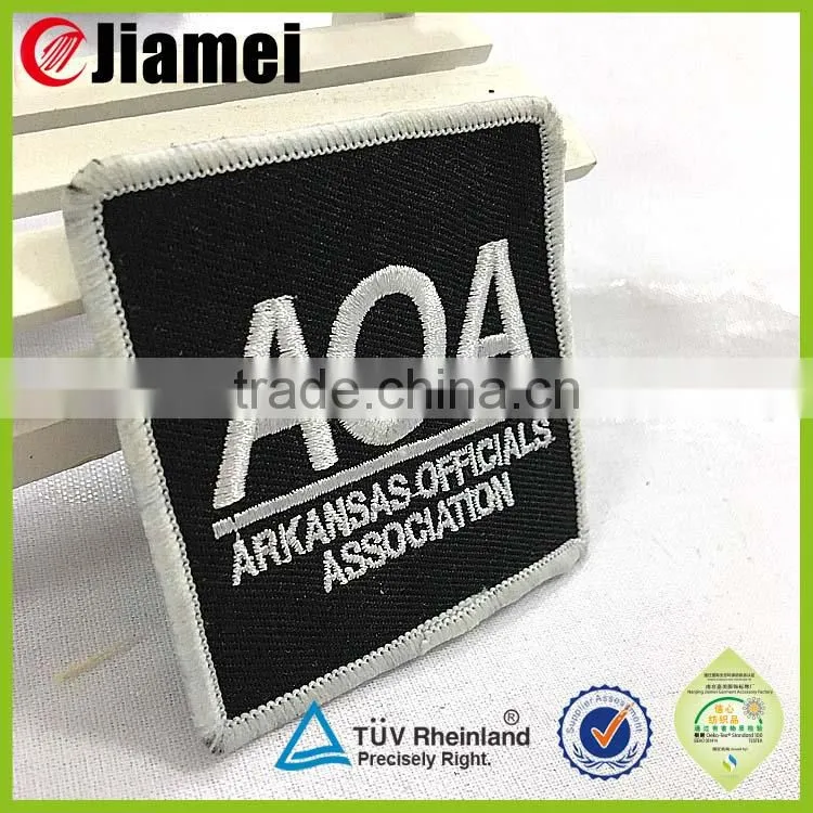 Machine embroidered uniform label design embroidery firefighter badges