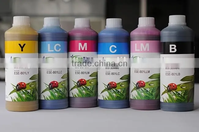 C.M.Y.K.Lc.Lm eco solvent ink for I800