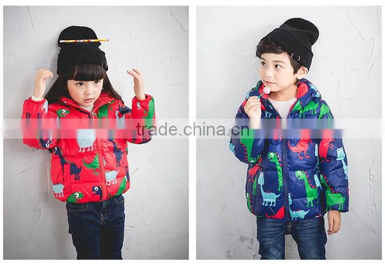 Hot sale latest design OEM cheap high quality kids duck down jacket outdoor warm new product kid wear