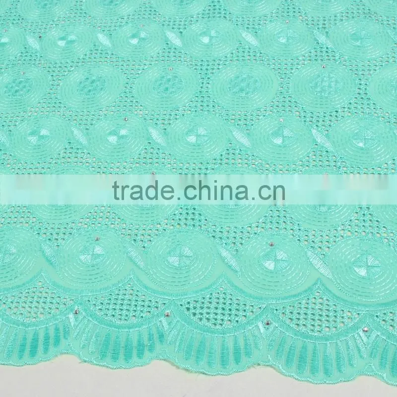 2016 Pupular Royal Blue African Styles Swiss Voile Lace Fabric SL0406-4