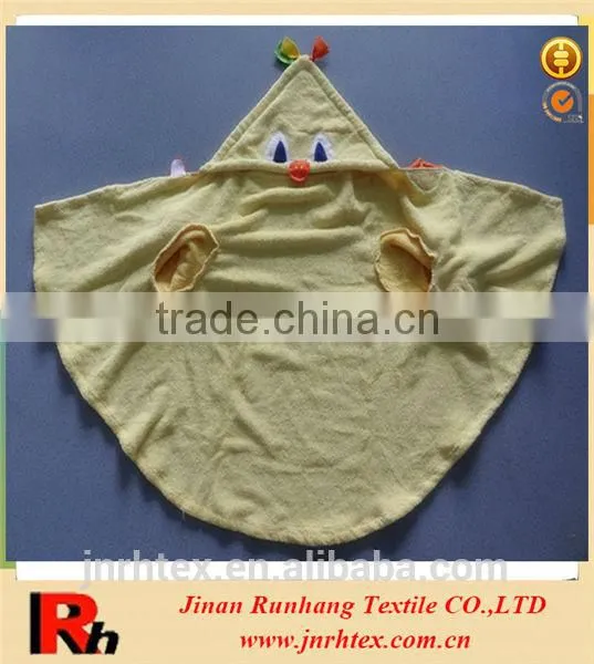 100% cotton custom children hooded bathrobe