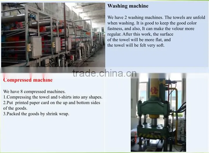 Convenient and easy-to-carry custom plain 100% cotton terry compressed hand towel wholesale