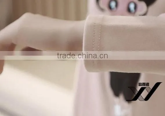 Long design pullover Women cheap embroidery hoodies