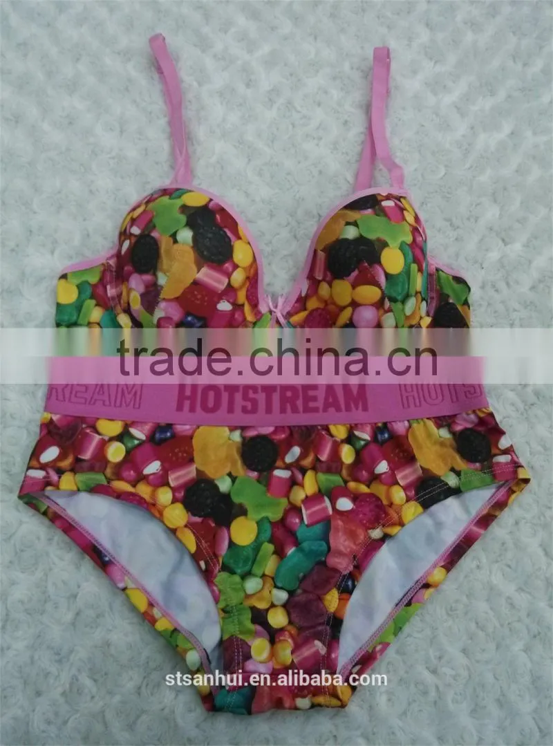 pure color elegant glamorous bra & panty sets