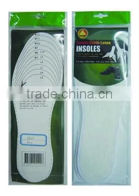 Long lasting latex firm sport shoe insoles