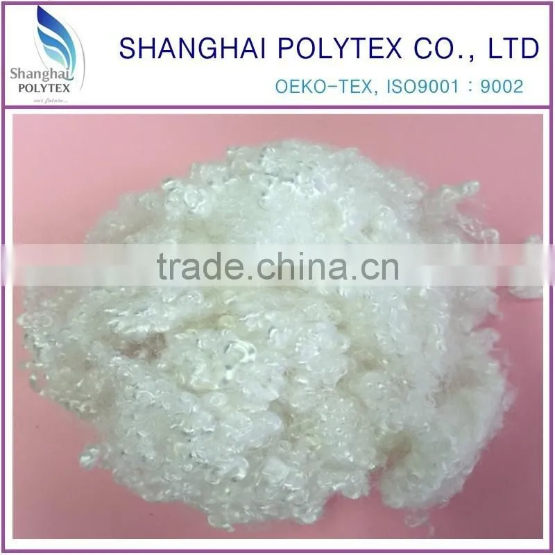 siliconized recycled POLYESTER STAPLE FIBER 0.9d to 15d-POLYESTER FIBER for filling and stuffing