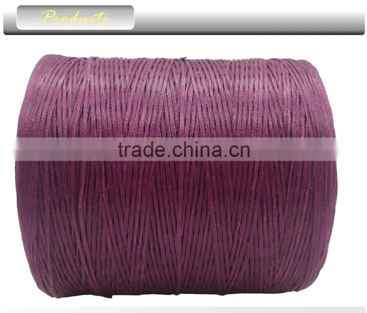 waterproof thread high quality high tenacity good price 100% polyester 300d/1x16 flat braid waterproof