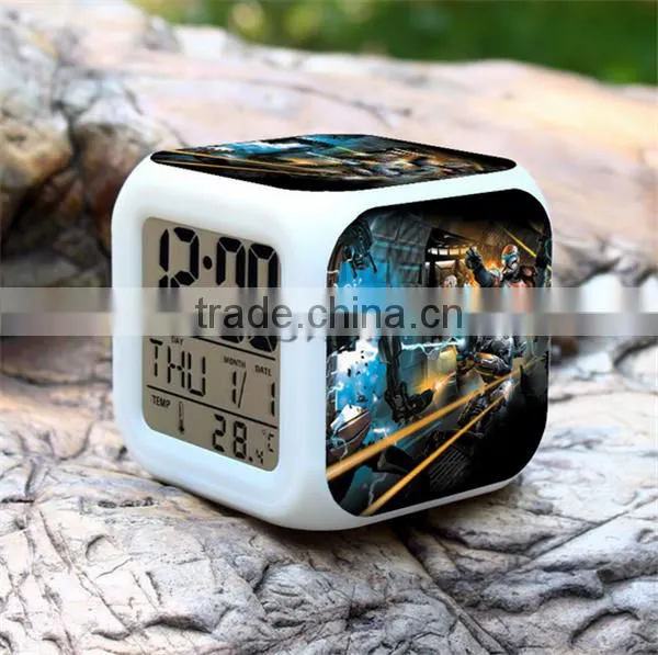 Hot Movie Zootopia LED Alarm Clock, Wide Hopps Digital Alarm Clock, Zootopia Cartoon Clock for Kids