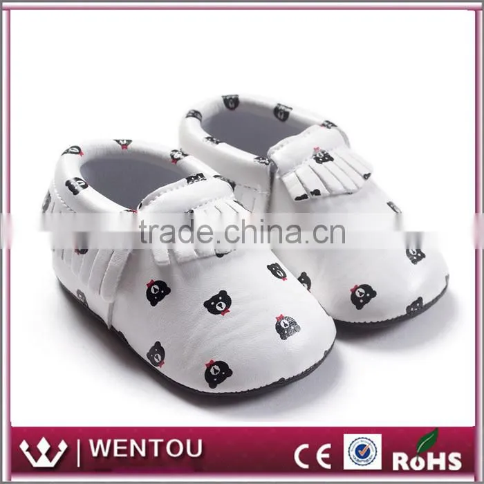 Wholesale Personalized Leather Baby Moccasins