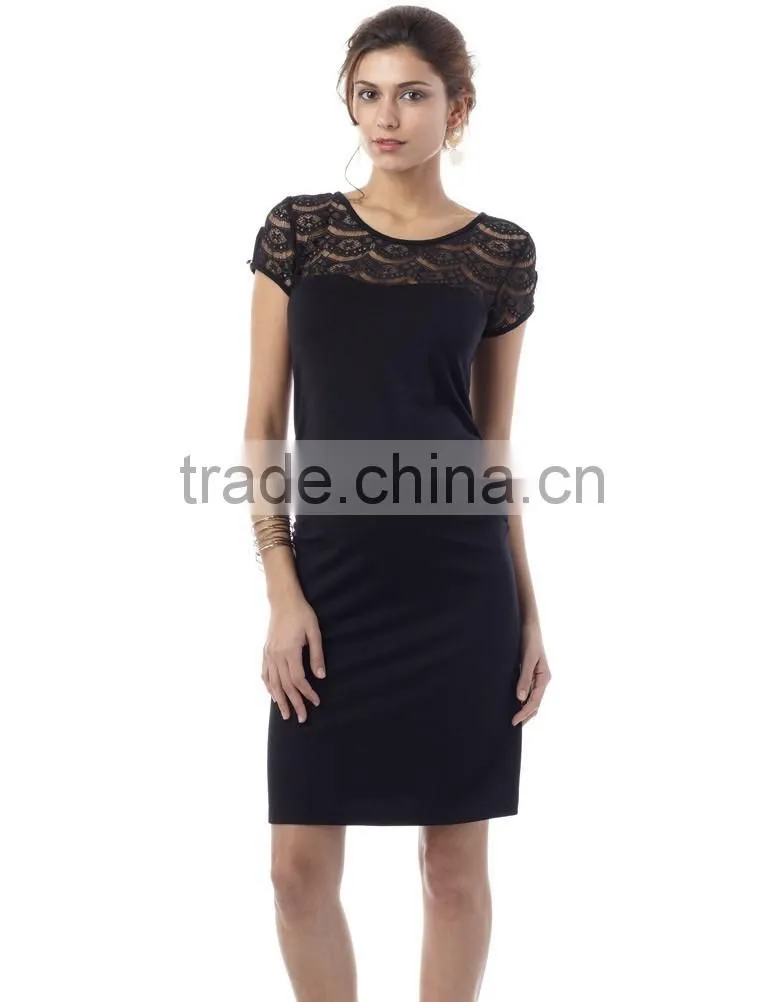 lace panel evening dresses for pregnant women