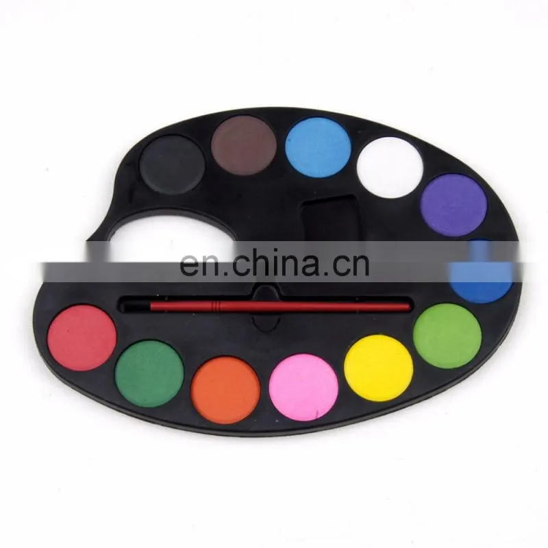 Wholesale tempera blocks piant set,Box, 22.4*16.8*1.5cm,cake, 3cm