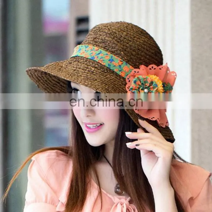 New Fashion Casual Spring And Summer Sunsreen Women High-end Beach Straw Hat
