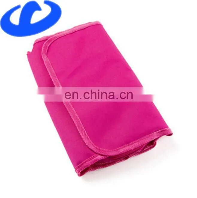 Canvas Wash Bag Foldable Organizer Multi-functional Hanging up Cosmetic Bag