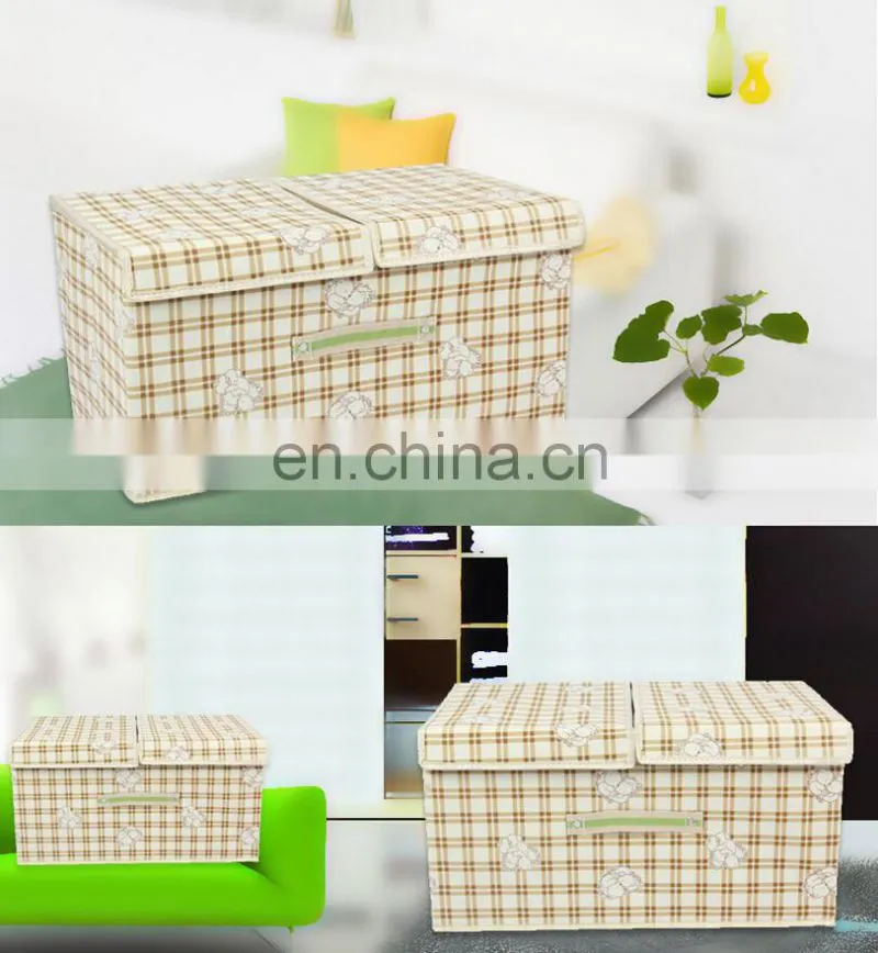 New Arrival Cheap Price Color Printing Foldable Double Covers Sweater Organizer Storage Box