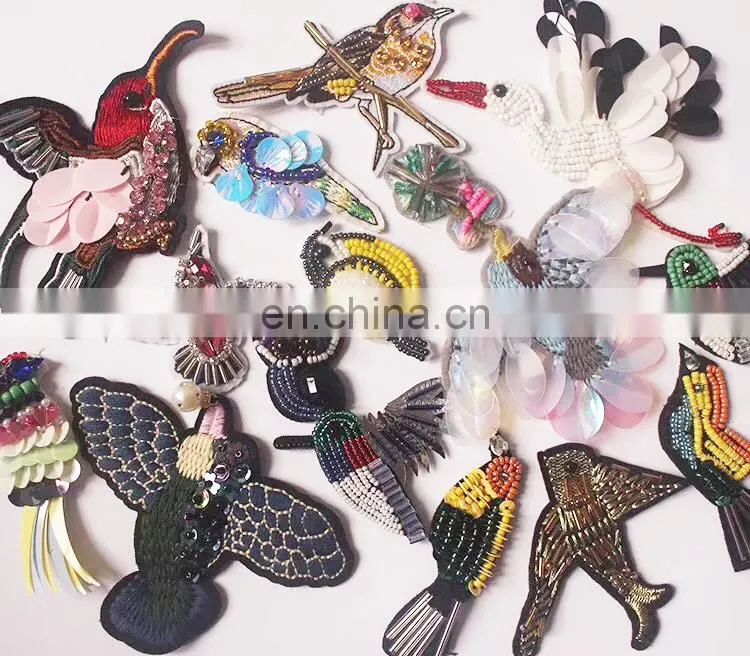 fruit Patches Beaded Handmade Applique