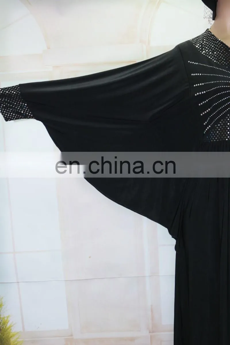 2017 fashion muslim butterfly sleeve dubai abaya