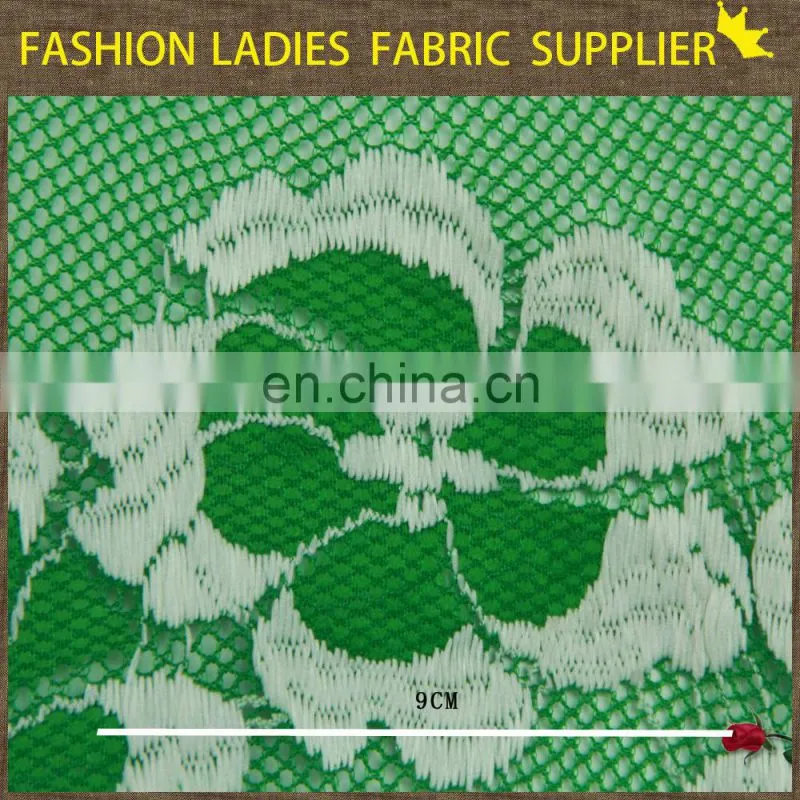 kutuke burnt-out polyester/cotton solid lace for all ladies' garment accessories