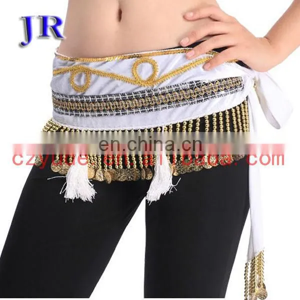 Cheap tribal egyptian belly dance beaded tassel hip scarf Y-2025#