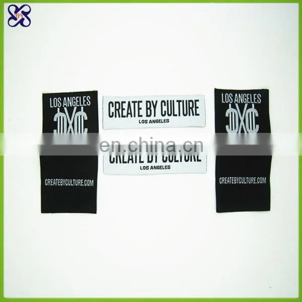 Woven main label for dress/Woven fabric label