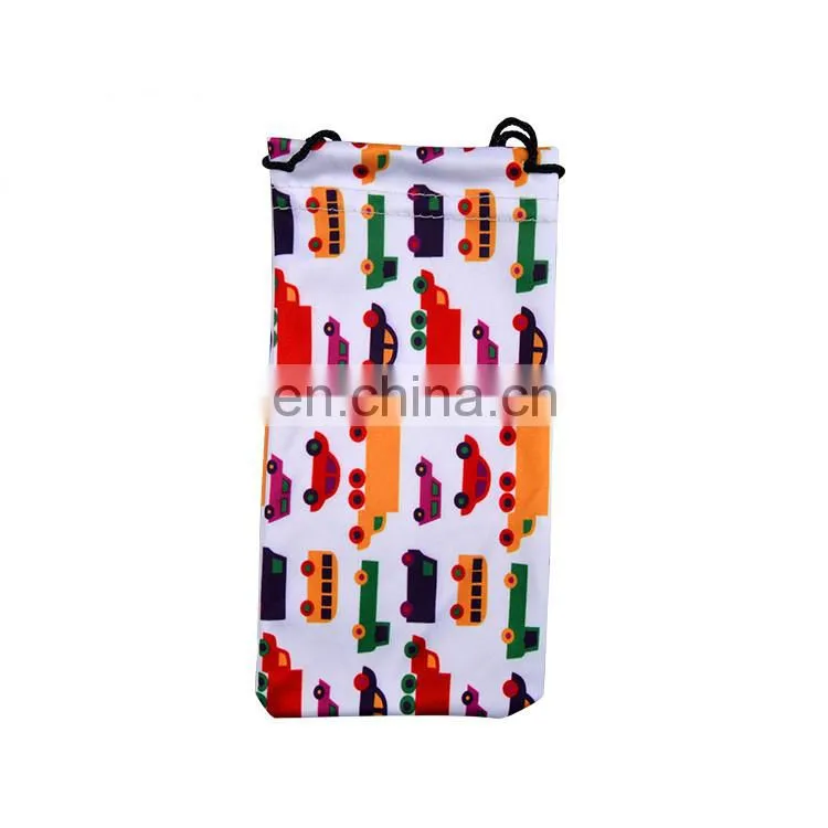 promotions custom making eyewear drawstring pouch