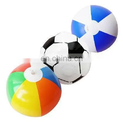 Plastic PVC Inflatable Beach Ball With Logo Printed For Advertision