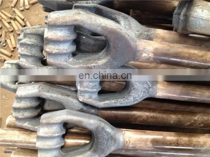 Ground screw pile earth pole helix HDG forging screw Anchor