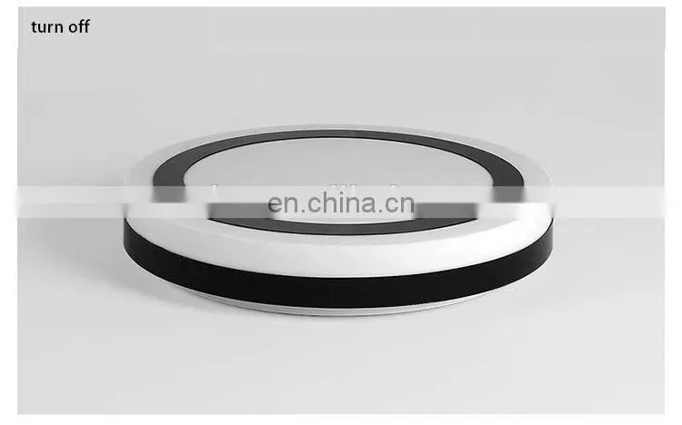 Creative Round Atmosphere LED Ceiling Light Modern Simple Living Room Lamps for Bedroom Study room