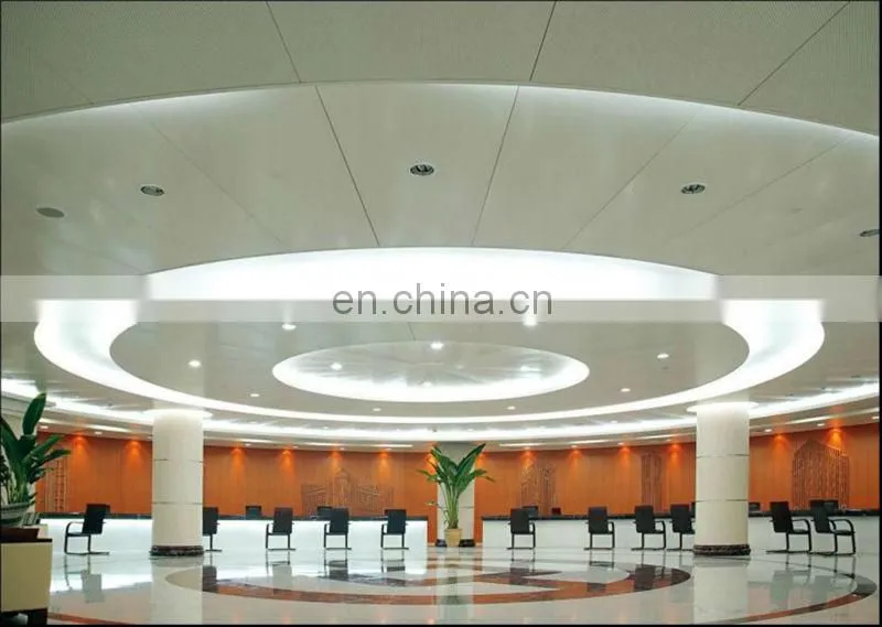 China supplier of metal/aluminum Decorative Solid panels/Accentuate Spaces unique ceiling solutions for modern building hall