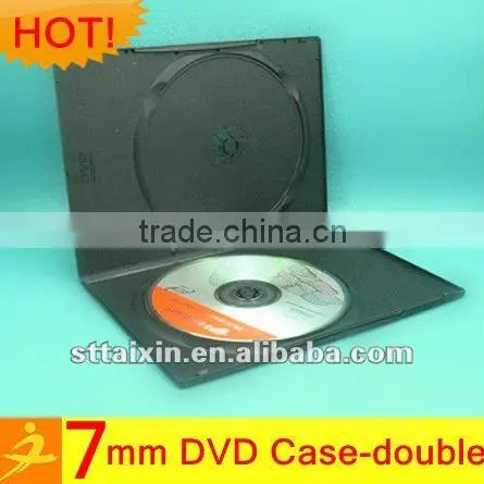 plastic pp slim dvd case 5mm/7mm/14mm