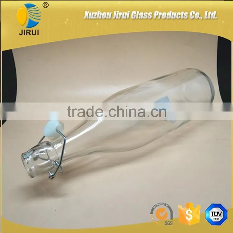 1000ml glass bottle with lid