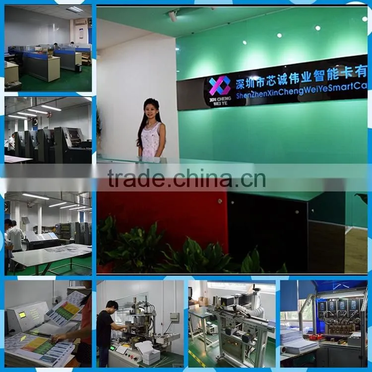 4 color offset printing plastic pvc smart ic/id card