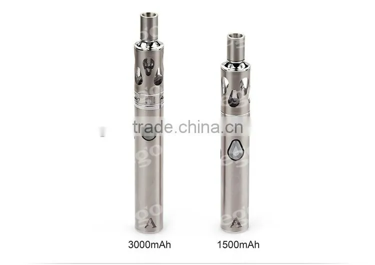New Arrival!!! Hot sell 2015 new products Rofvape A Equal 1500mah huge vapor silver black aluminum 3.0v starter kit from Elego