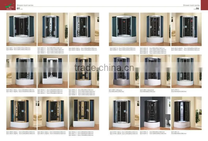 new best seller ABS acrylic 6mm glass shower enclosure