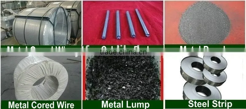 Steelmaking Calcium ferro /Ca Fe cored wire china manufacturer