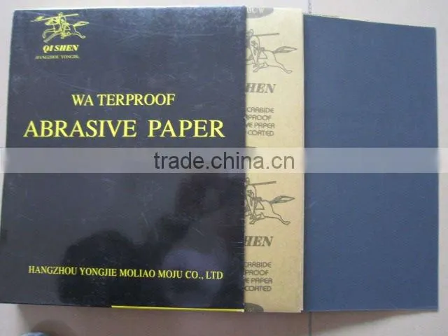waterproof abrasive paper