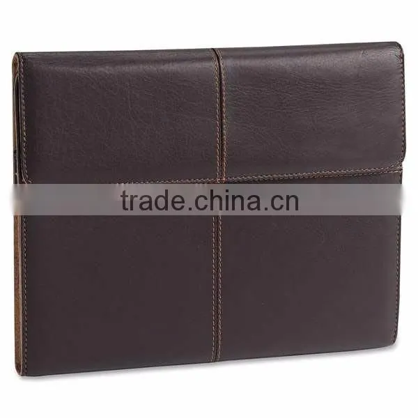 Custom genuine leather case for ipad simple leather mini apple case