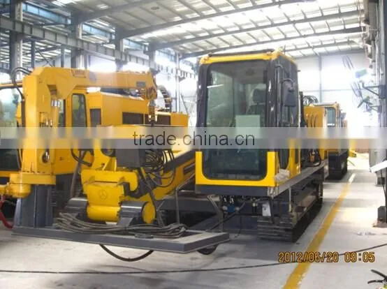 60T back force ,HFDP-60 hydraulic horizontal drilling rig with pipe rack for sale