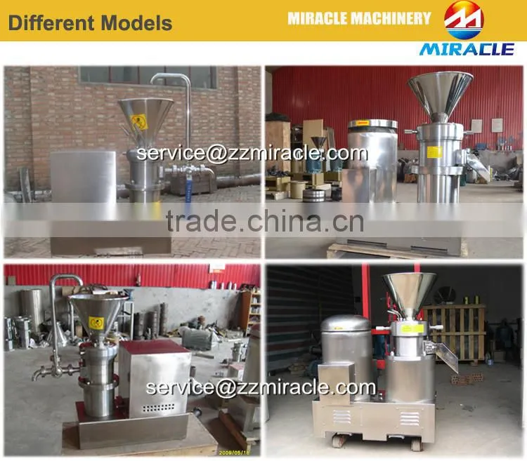 Colloid mill machine from factory, cheap price colloid mill machine for process peanut and sesame