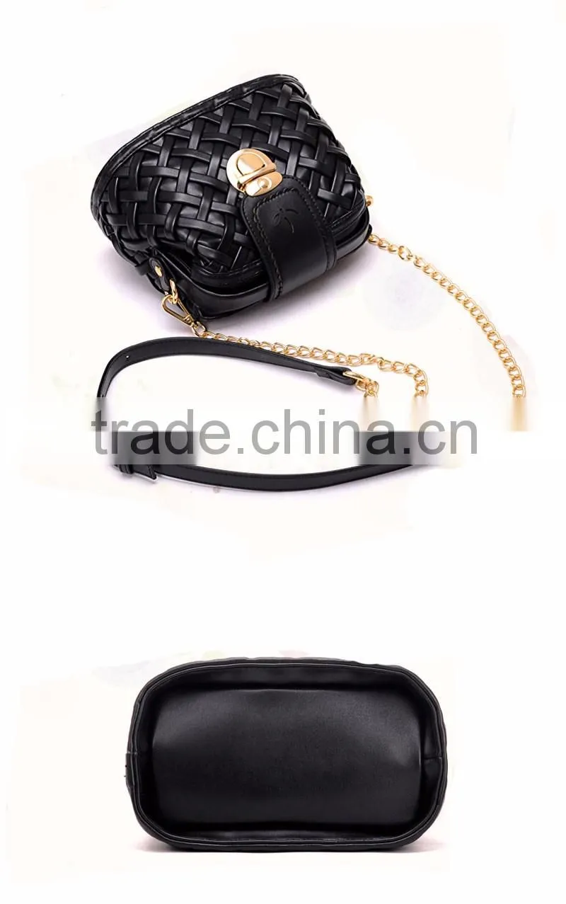 Fashion Weave Retro Shoulder Bag Cross Body Handbag Messenger woman hand bag