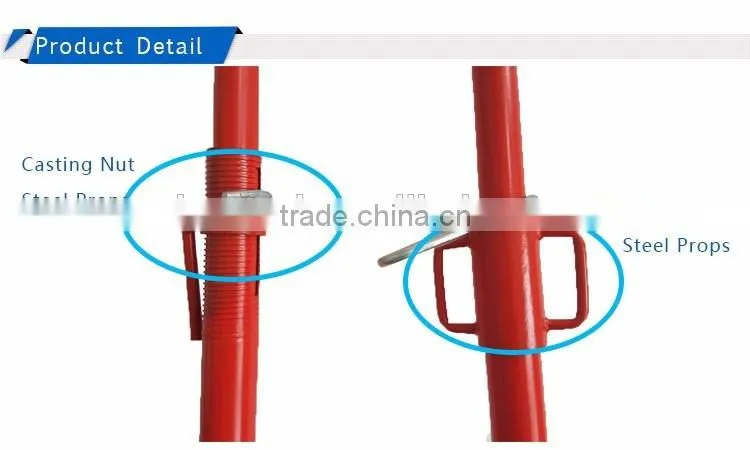 adjustable props jack steel shoring props scaffoldings