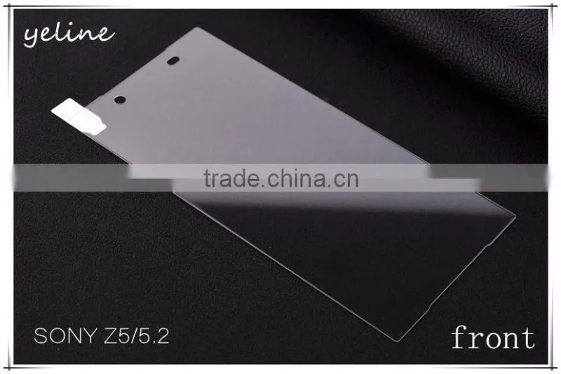 Anti burst mobile phone tempered glass screen protector for Sony xperia z5