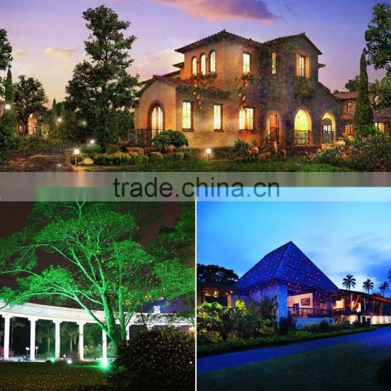 Wedding Garden Christmas light Outdoor IP65 Waterproof Mini Laser Light Show Projector
