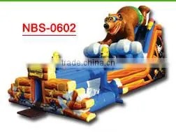 New Point Cheap inflatable double water slides, water slide for inflatable pool