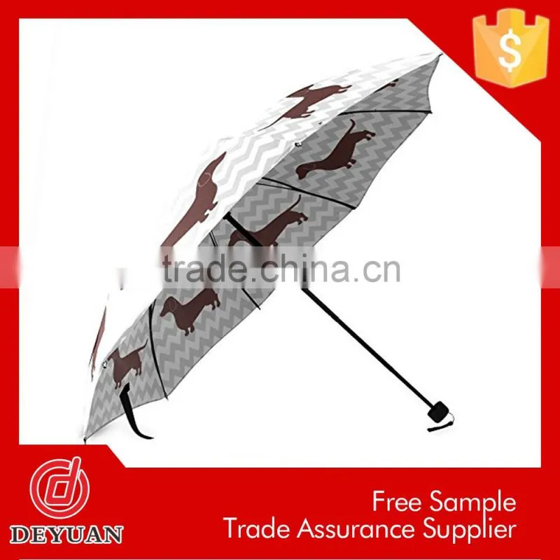 new design fashion manual polyester folding umbrellas