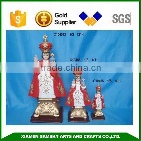 Polyresin Infant of Prague Religious Christian decorations