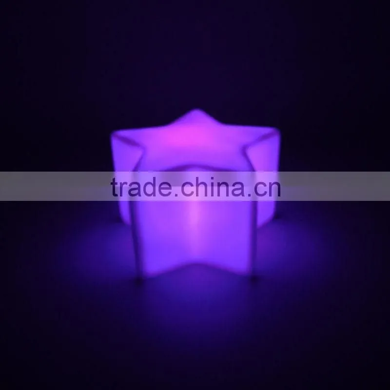 2015 New Design Roto Casting Star Shape Flashing Light Toys