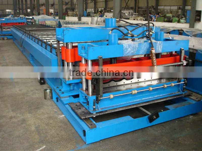 glazed glazing tile/step tile roofing sheet forming machine