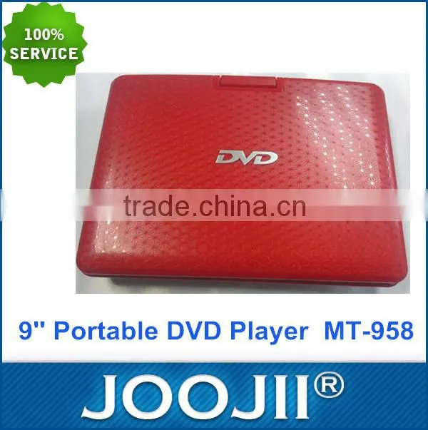 Hot SELLing 9 Inch Portable DVD Player with TV Tuner and Radio Support FM USB SD