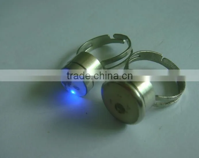 Customized design LED light blinking finger rings for party